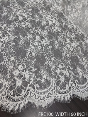 Chantilly Eyelash Lace Fabric