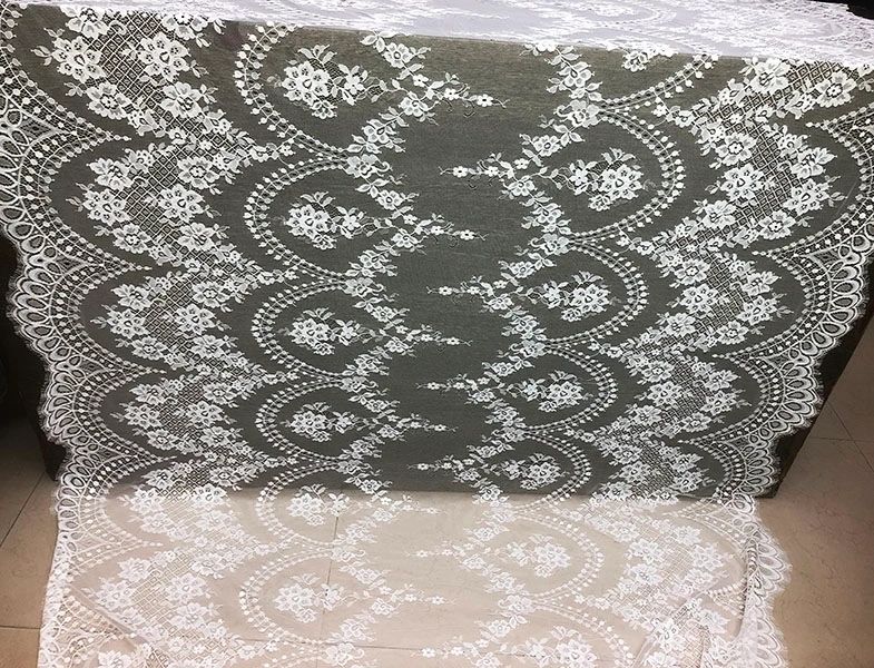 eyelash chantilly laces and fabrics fre54 super fine eyelash lace fabric white width 60 inches price for 3 meters dyeable