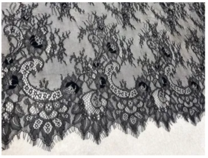 Chantilly Eyelash Lace Fabrics