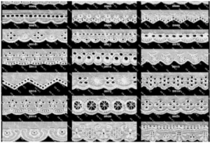 Fabric Embroidered Laces