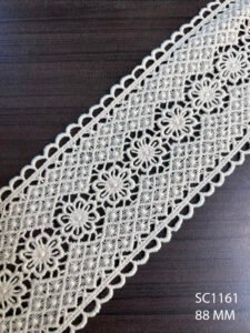 SC1161 – Chemical Laces – COTTON WIDTH 19 MM PRICE PER METER DYEABLE EXPORT QUALITY