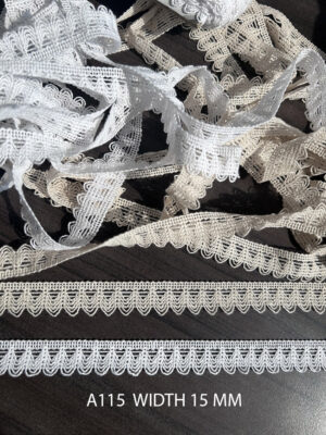 A115 COTTON DYEABLE LACE