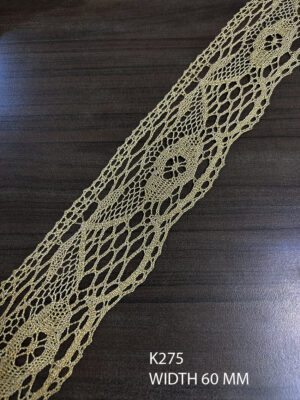 CROCHET LUREX GOLDEN LACE