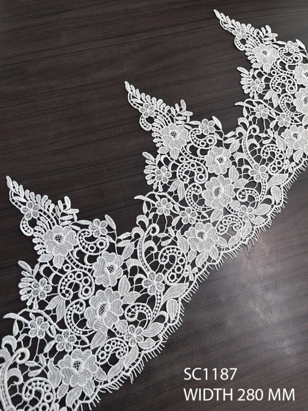 WHITE BRIDAL LACE