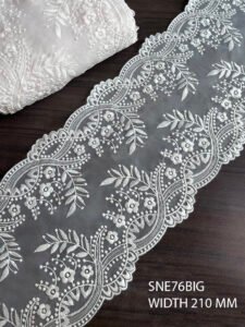 Organza White Net Lace