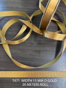 GOLD LUREX RIBBON LACE