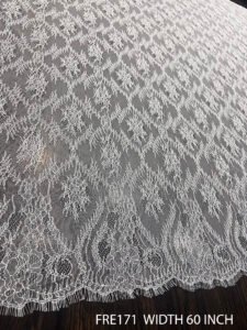 EYELASH CHANTILLY LACE FABRIC