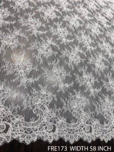 EYELASH CHANTILLY LACE FABRIC