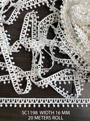 WHITE GPO BALL LACE