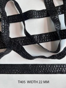 BLACK SEQUENCE TAPE LACE