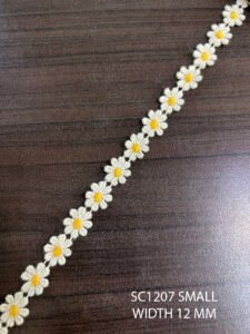 POLKA YELLOW FLOWER LACE