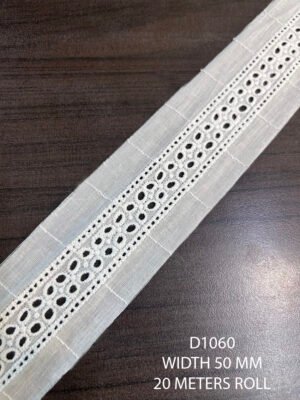 WHITE FABRIC LACE