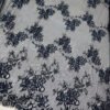 BLACK CHANTILLY FABRIC