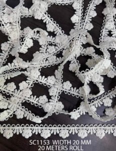 WHITE FLOWER LACE