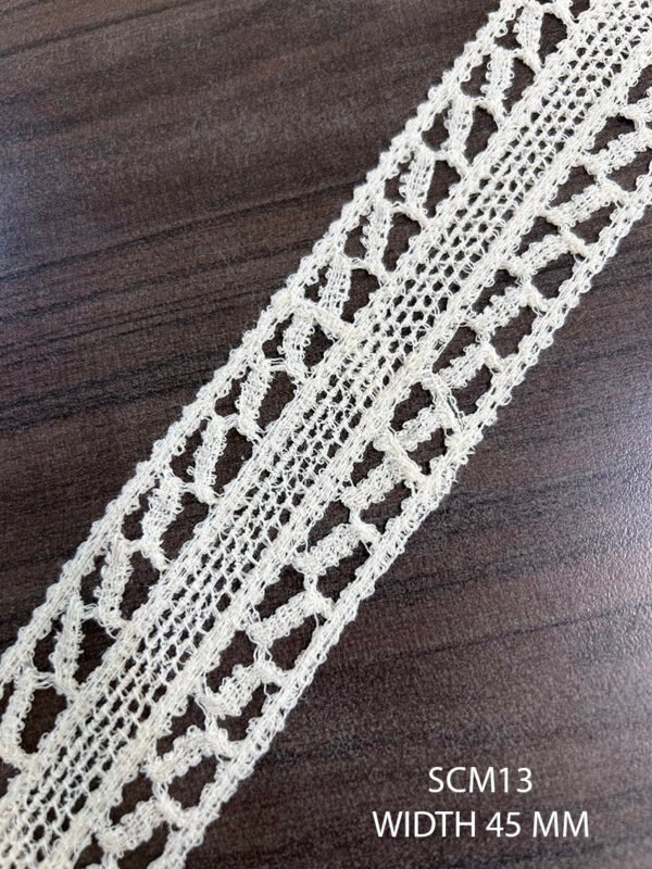 FINE COTTON WIDE LACE
