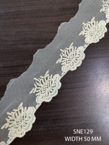 NET EMBROIDERED FLOWER LACE