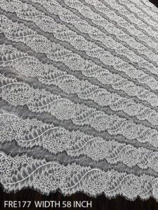 EYELASH CORDED LACE FABRIC