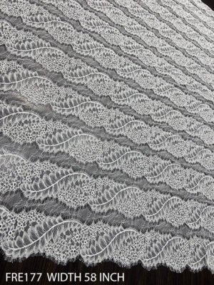 EYELASH CORDED LACE FABRIC