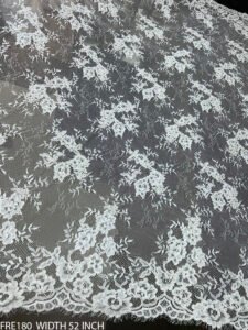 CHANTILLY CORDED LACE FABRIC