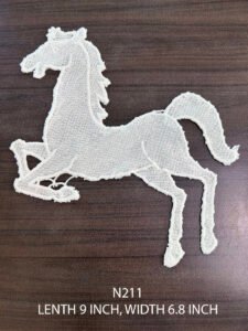 HORSE MOTIF LACE PATCH