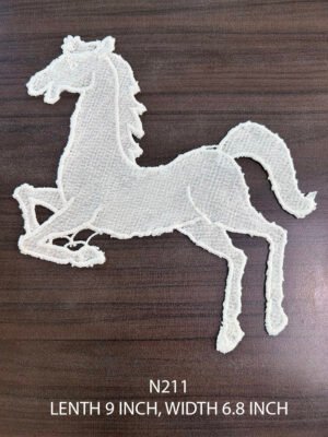 HORSE MOTIF LACE PATCH