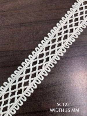 SC1221 cotton GPO lace 35mm for garments