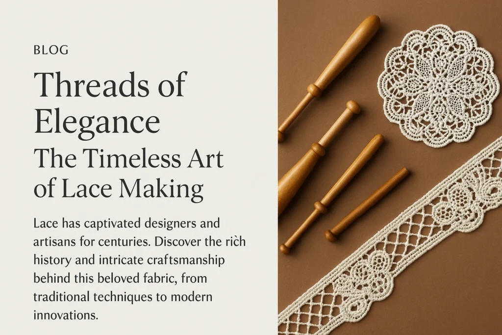 Lace blog image – showcasing intricate patterns and timeless textile artistry