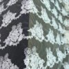 SNE7107 net base fabric with poly flower lace lines – 60 inch width