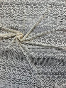 JF801 jacquard net lace fabric greige dyeable 40 inch wide