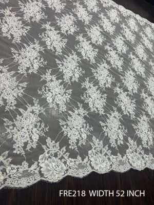 FRE218 Chantilly Lace Fabric – 52-Inch Wide, 3 Meter Roll