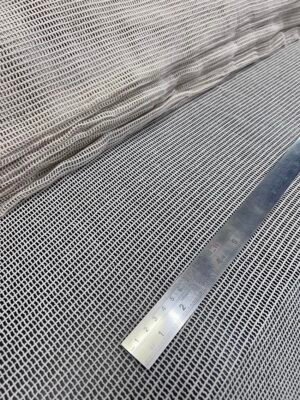 RN7 Cotton Net Lace Fabric Griege 40 Inch Dyeable Price per Meter