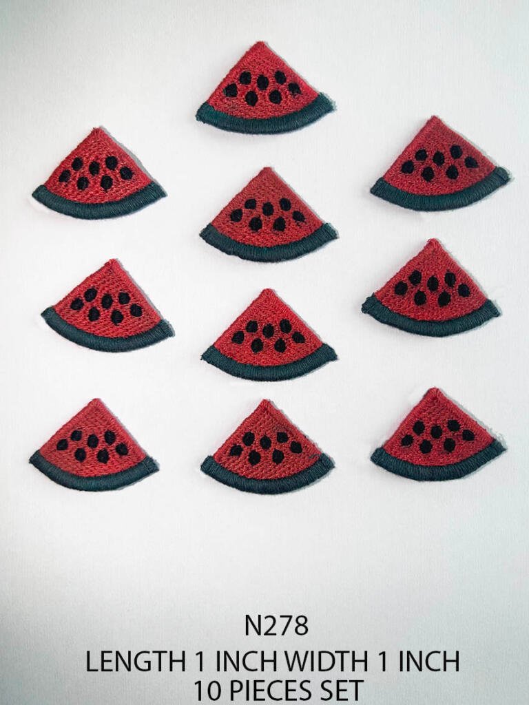 N278 Watermelon Lace Patch - 10 Pieces S...